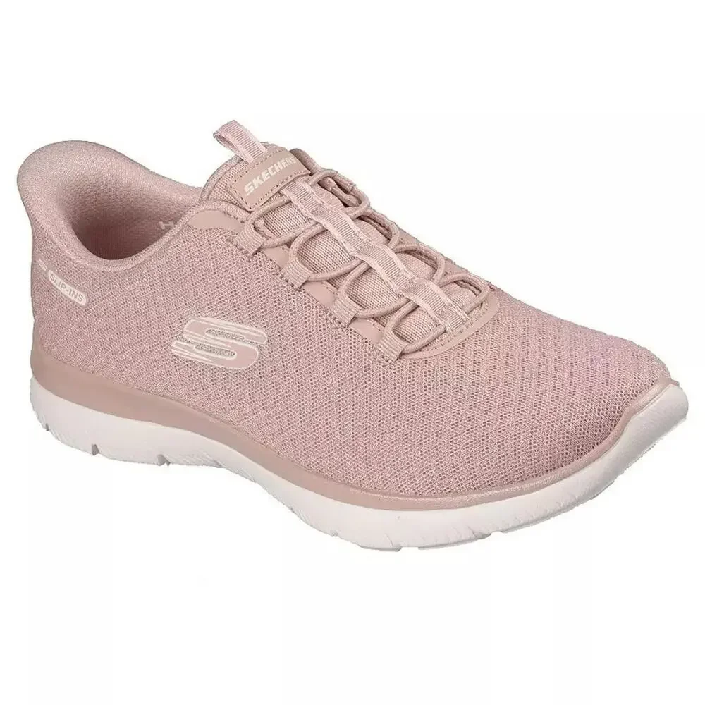 Skechers Summits Charming Glow Shoes Womens 11 Pink Rose Slip-in Sneakers 150289